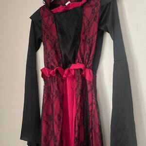 Gothic Vampire Lace Costume Dress